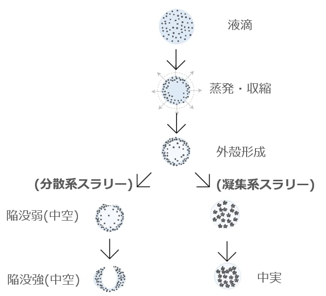 顆粒形成機構モデル